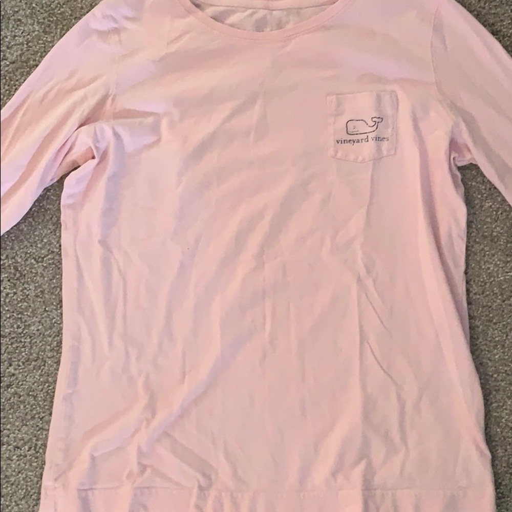 pink vineyard vines long sleeve